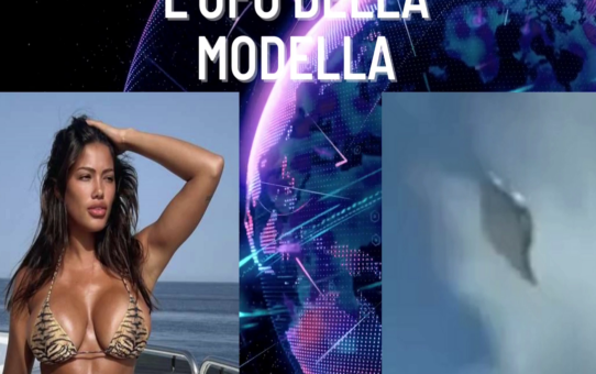 la modella e l'ufo