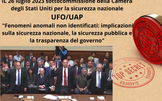 David Grusch informatore UAP - UFO testimonia al congresso USA